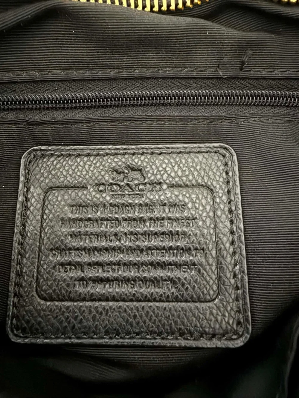 Coach Brown Signature Crossbody Shoulder Bag
